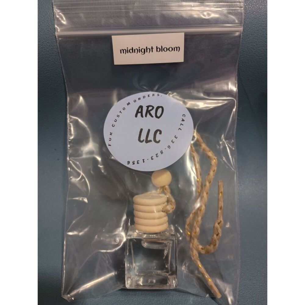 "Midnight Bloom" Hanging Car Diffuser- 8 ml